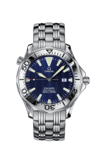 Omega Seamaster Diver 300M Quartz 41 Stainless Steel / Electric Blue / Bracelet